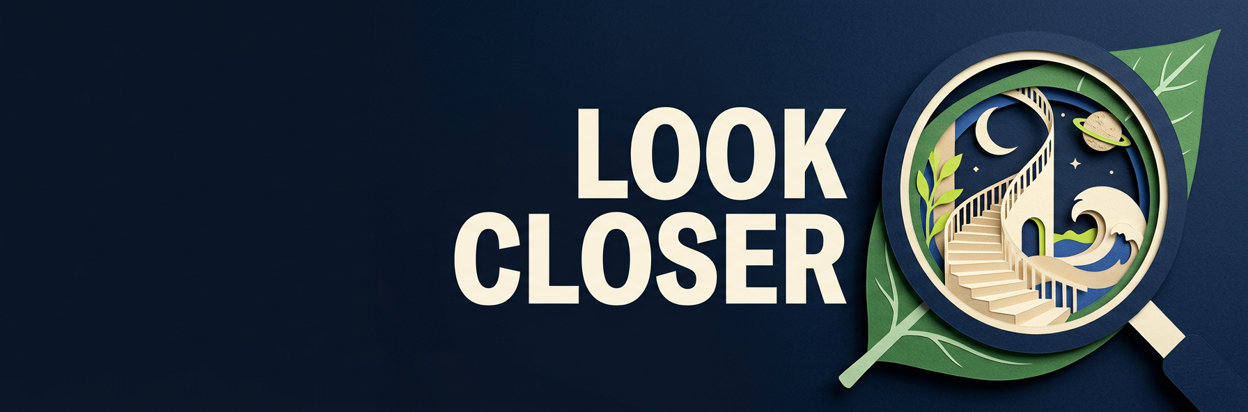 Look closer — a paper-cut world of tiny discoveries